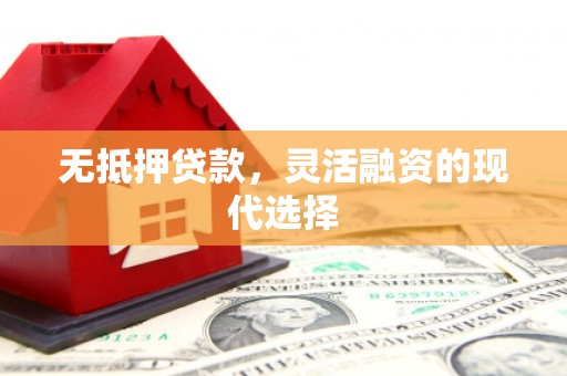 长治无抵押贷款，灵活融资的现代选择