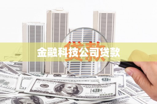 长治金融科技公司贷款
