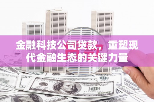 长治金融科技公司贷款，重塑现代金融生态的关键力量