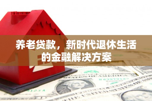 长治养老贷款，新时代退休生活的金融解决方案